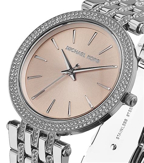 michael kors darci glitz watch silver|michael kors watches.